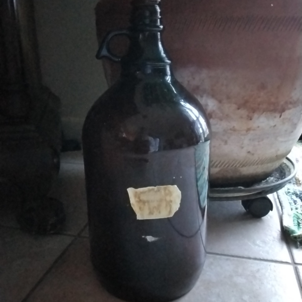 Antique brown Distilled water jug